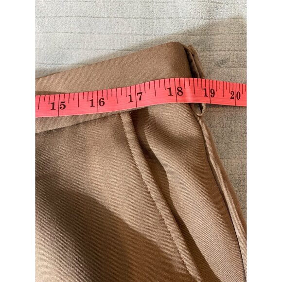 Haggar Mens Dress Pants Tan Classic Fit 38W 30L Flat Front Corpcore Classicore - Picture 6 of 7